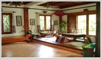 Fully furnished Lao style house in town