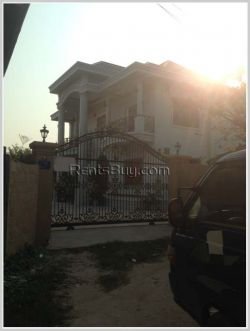 ID: 3079 - House near VIS for rent in Sisattanak district