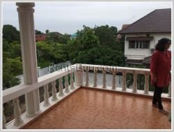 ID: 3144 - The beautiful privacy house with fully furnished and large yard for rent in Sisattanak Di
