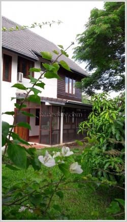 ID: 3695 - Affordable house with swimming pool for rent in Lao and foreign community zone