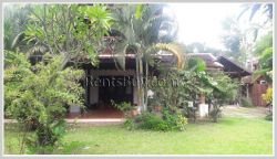 ID: 3700 - Nice Lao style house near Kettisack International School for rent