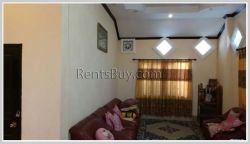 ID: 3721 - Affordable villa with nice garden for rent in Lao and foreign community zone