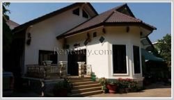 ID: 3721 - Affordable villa with nice garden for rent in Lao and foreign community zone