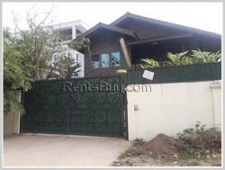 ID: 3866 - Lao old style house near 103 Hospital and M-Point mart by pave road for rent