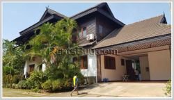 ID: 3915 - Lao Style Premium House with swimming pool and near Mekong River for rent