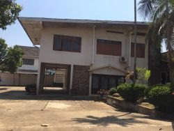 ID: 4448 - House with swimming pool and large garden near main road for rent in Ban Sisangv