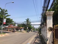 ID: 4448 - House with swimming pool and large garden near main road for rent in Ban Sisangv