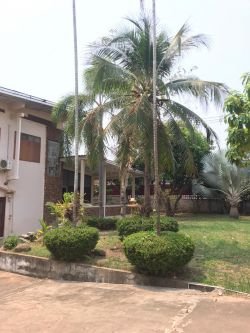 ID: 4448 - House with swimming pool and large garden near main road for rent in Ban Sisangv