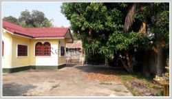 ID: 1689 - The pretty houseby pave road in town for sale in Hadsayfong district