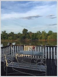 Modern holiday dream house located at the T-junction of the river with nice river view for sale