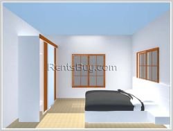 ID: 3401 - the Eco-House for rent with digital security alarm in new ministries area of Dontiew (map