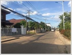 ID: 2969 -Stylish bricks shophouse at the front of Vientiane international school.