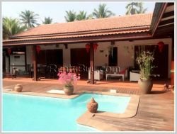 ID: 3077 - Villa house with swimming pool only 6km from the city for sale in Sisattanak district