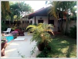 ID: 3077 - Villa house with swimming pool only 6km from the city for sale in Sisattanak district