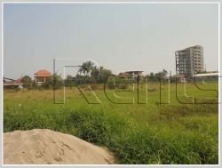 ID: 3055 - Vacant land near main road for sale in Chanthabouly district