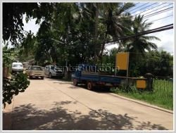 ID: 3075 - Vacant land in town next to concrete road for sale in Chanthabouly district