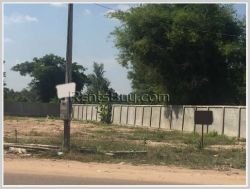 ID: 2145 - Nice vacant land by pave road for sale, Hadsayfong District.