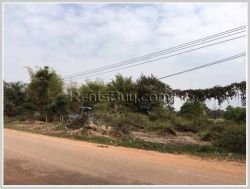 ID: 218 - Nice vacant land by pave road for sale at Ban Nonghai