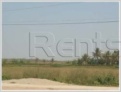 ID: 3078 - Vacant land near main road for rent in Hadsayfong district