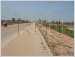 ID: 3078 - Vacant land near main road for rent in Hadsayfong district