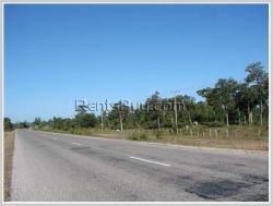 ID: 3019 - The big vacant land near main road for sale in Savannakhet Province