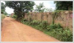 ID: 207 - Vacant land by pave road for sale in Ban Nonkor, Saysetta District