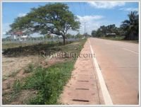 Vacant land by pave road at Nongnieng Village for sale