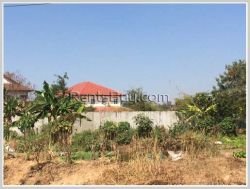 ID: 3496 - Big plot of land for sale by pave road near Lao National Convention Centre