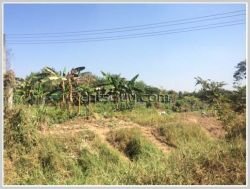 ID: 3496 - Big plot of land for sale by pave road near Lao National Convention Centre