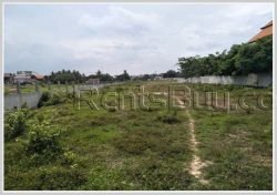 ID: 4367 - Vacant land next to concrete road in Ban Donnokhoum for sale