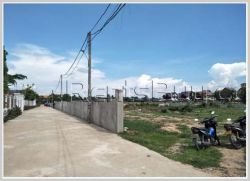 ID: 4367 - Vacant land next to concrete road in Ban Donnokhoum for sale