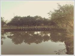 ID: 3432 - Land with pond for sale at Ban Lukhin, Sikottabong District.