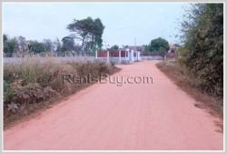 ID: 3899 - Residential land for sale Ban Samketh at the East side of Waittay International Airport