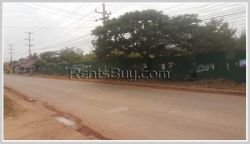 ID: 3885 - Vacant land near main road for sale in developed area of Sikhottabong