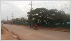 ID: 3885 - Vacant land near main road for sale in developed area of Sikhottabong