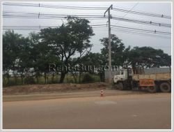 ID: 3393 - Vacant land near main road for sale in Sisattanak district