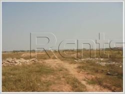 ID: 3057 - Vacant land near main road for sale in Sisattanak district