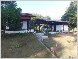 ID: 3494 - Beautiful island with house for sale in Vangvieng District.