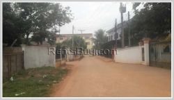 ID: 3893 - Land for rent by pave road in Ban Tanmesay in Saythany District