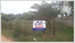 ID: 3893 - Land for rent by pave road in Ban Tanmesay in Saythany District