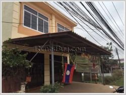 ID: 1960 - Shop house by pave road for rent in Sisattanak district