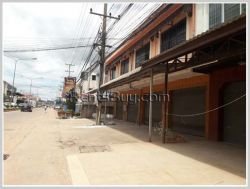 ID: 3411 Three storey shop-house by pave road for rent.