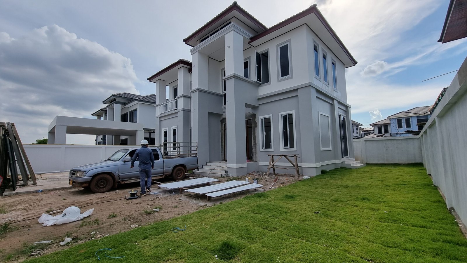 One of the houses in Nongnieng Project