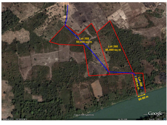 ID: 1582 – 10 hectare of argicultural land by Namngum River for sale