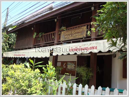 ID: 1512 – Colonial guesthouse in city of Laungprabang for rent.