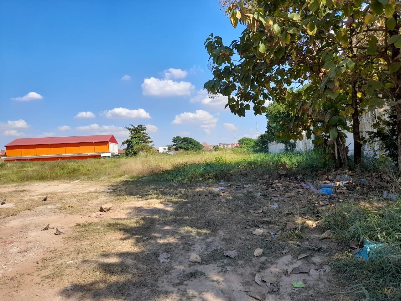 Land-for-sale10 ID: 4586-Large land by concrete road near Xangphueak convention hall for sale.