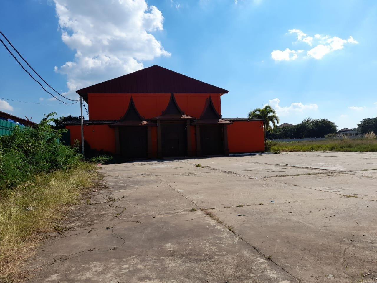 Land-for-sale14 ID: 4586-Large land by concrete road near Xangphueak convention hall for sale.