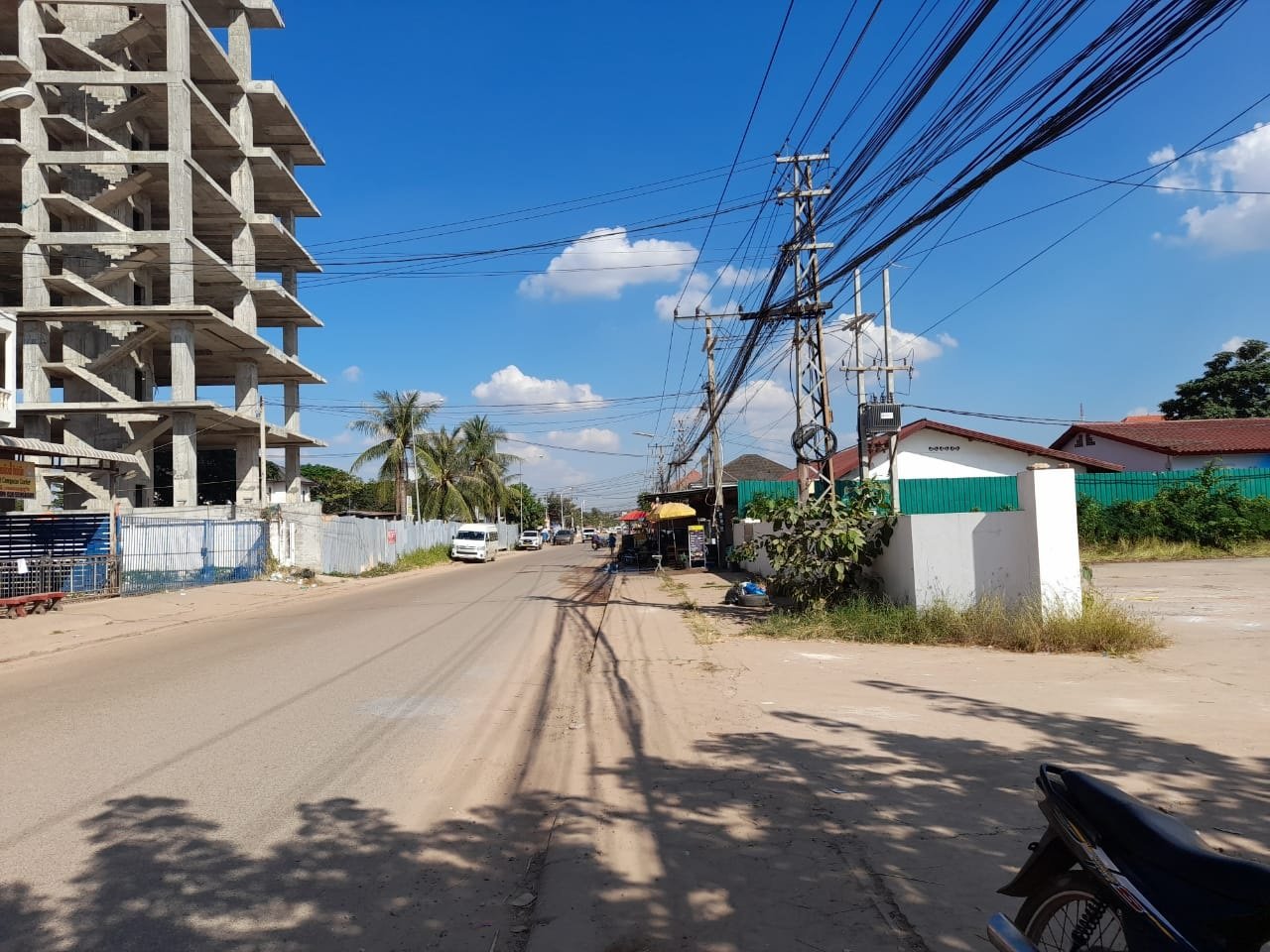 Land-for-sale8 ID: 4586-Large land by concrete road near Xangphueak convention hall for sale.