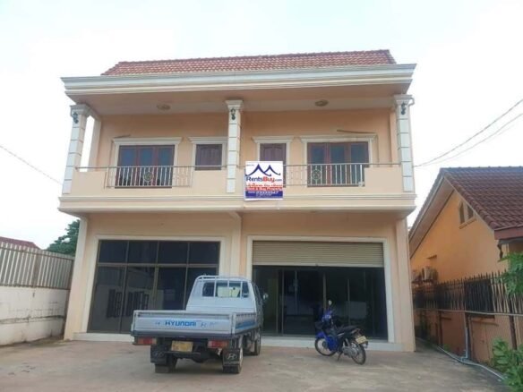 ID: 4562-Shop house near the Lao National Television.