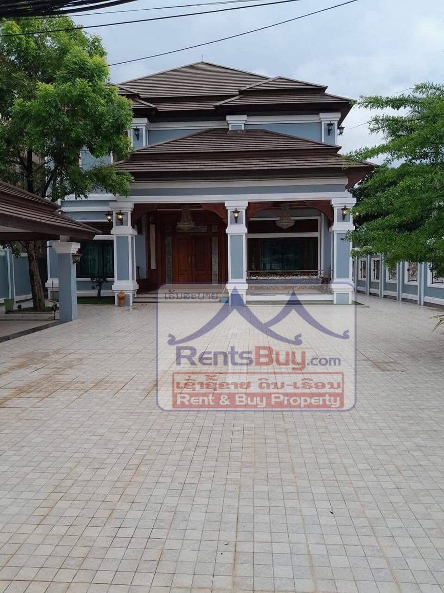 ID: 4445 – Luxury house near the National Convention Hall and Lao National Television for rent